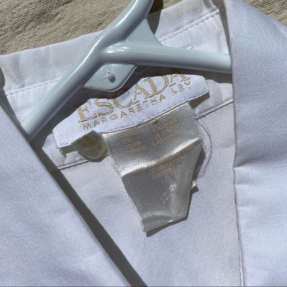 Escada VINTAGE Heart โค๏ธ Button Up Shirt - Picture 10 of 14